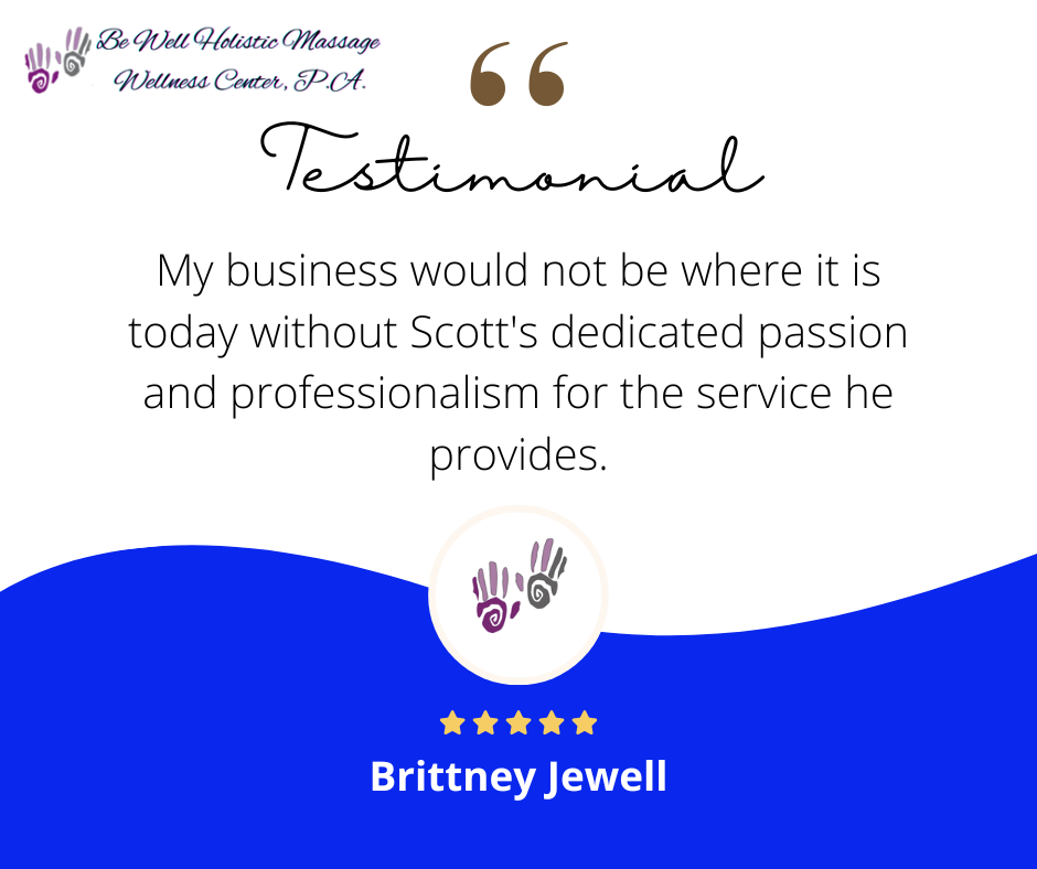 Be Well Holistic Massage Case Study