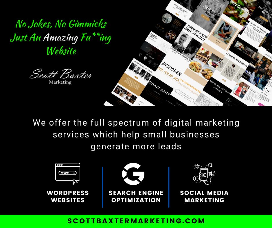 Scott Baxter Marketing FB Post